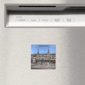 Dessin d'une place à Madrid, Espagne, aimant (In Situ (Lave-vaisselle))