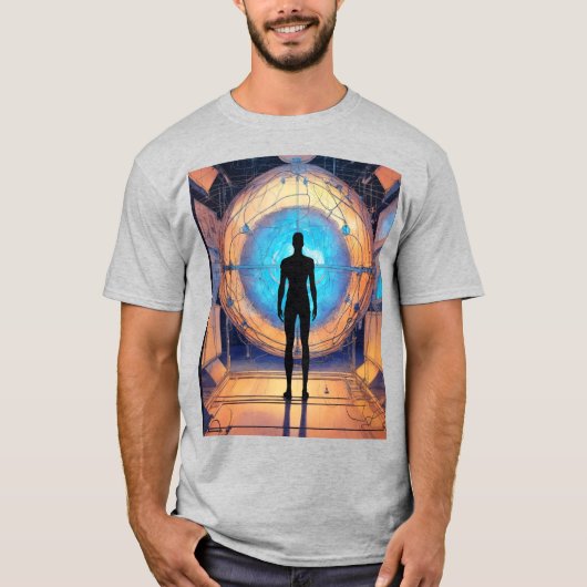 Dessin d'une silhouette de corps T-shirts (Devant)