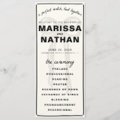 Dessin Ensemble Programme De Mariage De Bow (Devant)