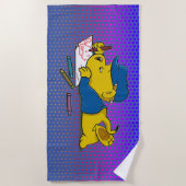 Dessin Ferald Avec Serviette De Plage Crayons (Devant)