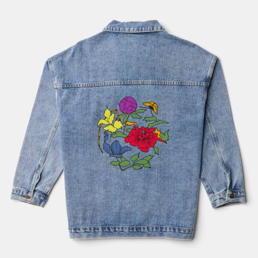 Dessin floral coloré (Verso)