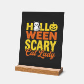 Dessin Halloween Dame Chat Effrayant_1 (Angle)