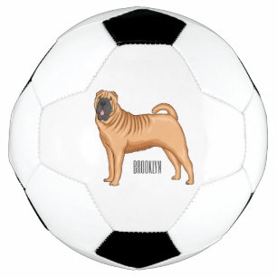 dessin humoristique chinois de chien Shar-Pei