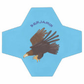 dessin humoristique d'aigle royal (Plat)