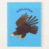 dessin humoristique d'aigle royal (Dos)