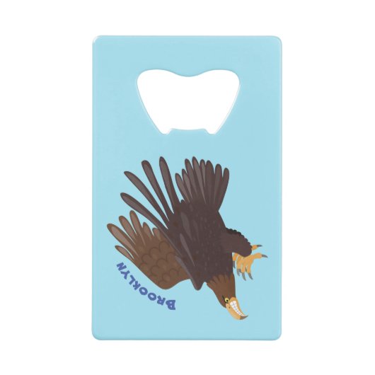 dessin humoristique d'aigle royal (Devant)