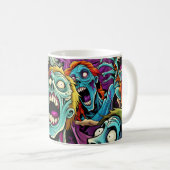 Dessin humoristique Zombies MUG (Devant droit)