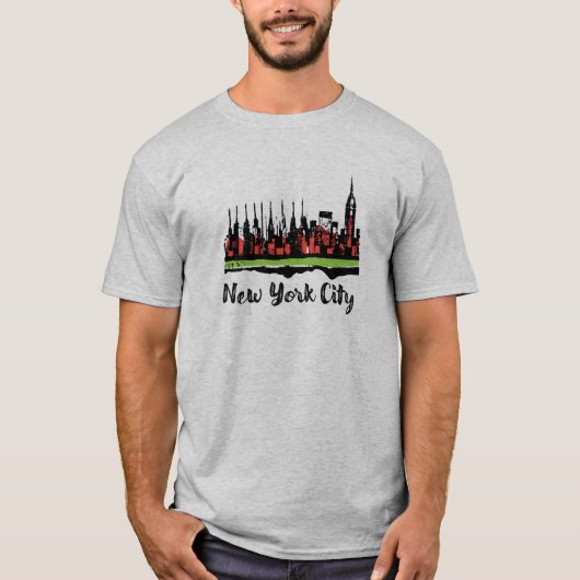 Dessin/illustration de T-shirt New York (Devant)