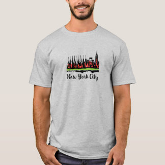 Dessin/illustration de T-shirt New York