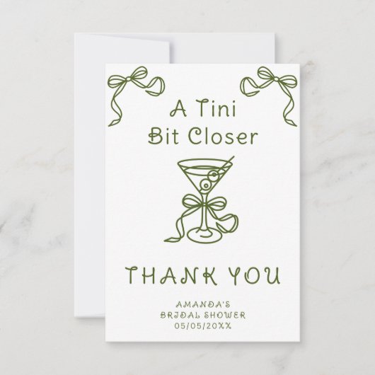 Dessin Martini Merci douche nuptiale (Devant)