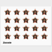dessin mignon Black girl Mindy Sticker (Feuille)