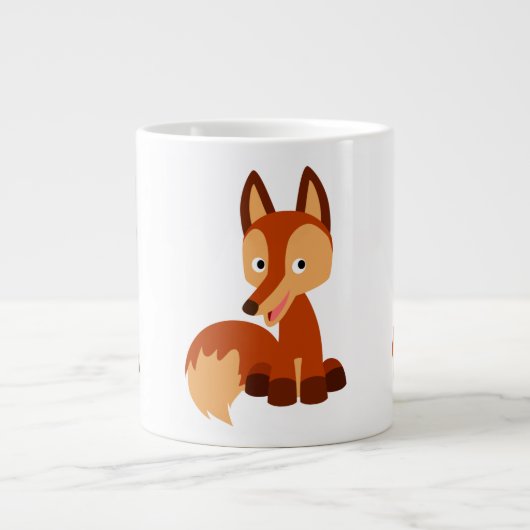 Dessin mignon Fox Jumbo Mug (Devant)