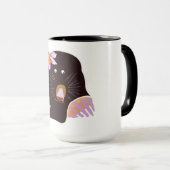 Dessin mignon Mole Combo Mug (Devant droit)