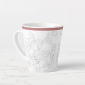 Dessin moghol sur un petit mug à latte (Angle gauche)
