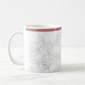 Dessin Mughal sur un mug classique (Gauche)