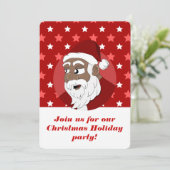 Dessin Noël fête imprimer invitations (Debout devant)