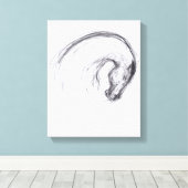 Dessin original 2 Cheval Année Zodiac Impression d (Insitu (Plancher de Bois))