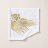 Dessin original 2 Tigre chinois Année Anniversaire (Gant de toilette)