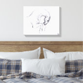 Dessin original 4 Cheval Année Zodiac Impression d (Insitu(Chambre))