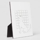 Dessin original Chien chinois Année 2018 Plaque (Côté)