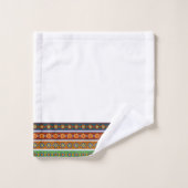 Dessin ornemental lumineux (Gant de toilette)