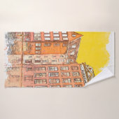 Dessin ou illustration de couleur d'eau (Serviette de bain)