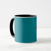 Dessin Panda Bear Vampire Mug - Panda Lover Cadeau (Devant gauche)