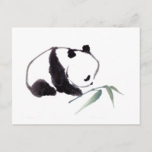 Dessin panda briefkaart