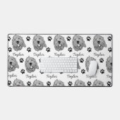 Dessin personnalisé Goldendoodle Chien (Clavier et souris)