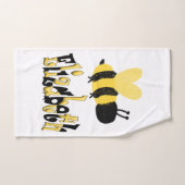 Dessin personnalisé unique Bumblebee Doodle (Serviette à main)