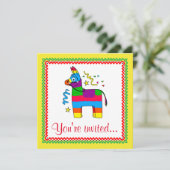 Dessin Pinata Invitation Anniversaire (Debout devant)