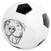 dessin pitbull simple amoureux des chiens noir bla (3/4)