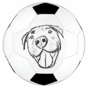 dessin pitbull simple amoureux des chiens noir bla