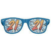 Dessin Pop Art 21 Lunettes de soleil pour fête d'a (Devant)