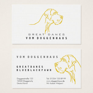 Dessin pur de Grand Danois