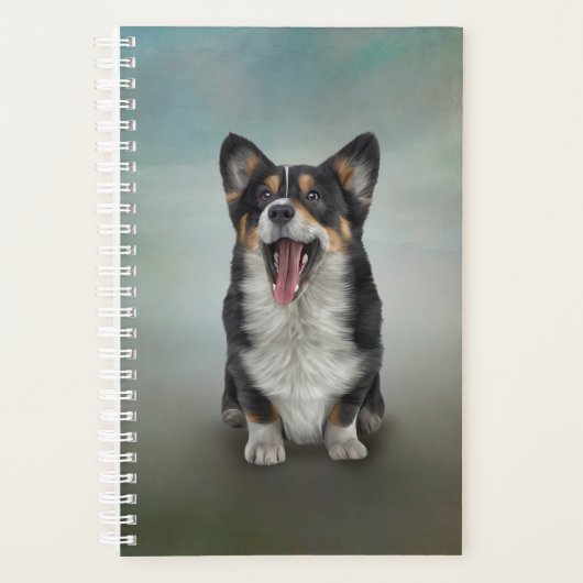 Dessin race de chien Corgi gallois (Devant)