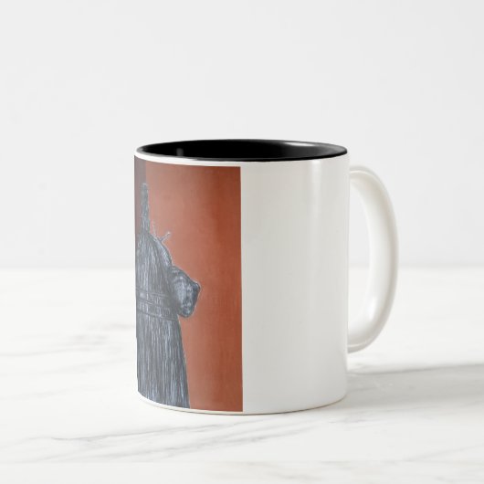 Dessin rustique Mug (Devant droit)