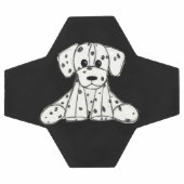 Dessin simple de contour de chien en peluche dalma (Plat)