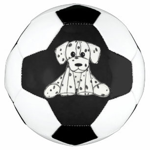 Dessin simple de contour de chien en peluche dalma
