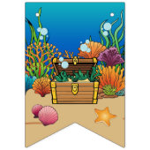 Dessin sous la bannière de la fête des animaux mar (Premier drapeau)