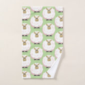 Dessin sur le mouton (Serviette à main)