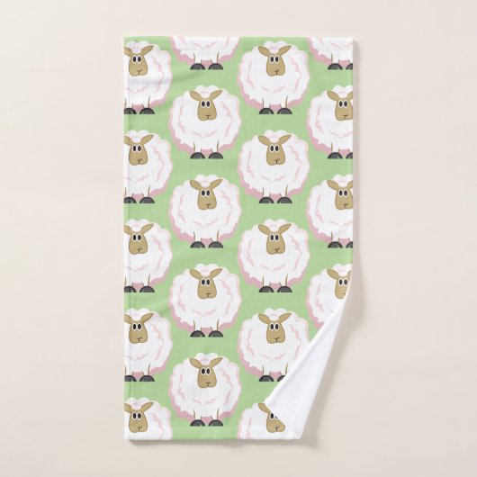 Dessin sur le mouton (Serviette à main)