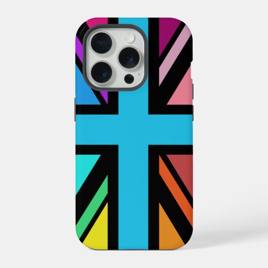 Dessin Union Jack/ Drapeau Multicolore+Noir (Verso)