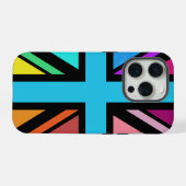 Dessin Union Jack/ Drapeau Multicolore+Noir (Verso Horizontal)