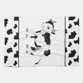 Dessin Vache de campagne serviette de cuisine (Horizontal)
