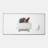 Dessin vectoriel patriotique de l'aigle de cheval (Clavier et souris)