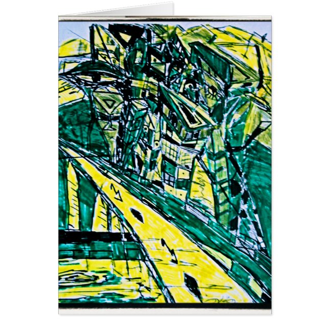 DESSIN VERT DE VILLE (Devant)