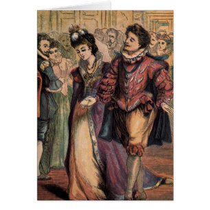 Dessin vintage : Cendrillon et le prince
