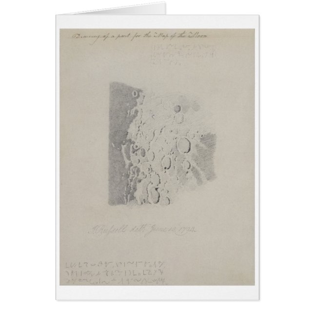 Dessinant pour la carte de la lune, 1794 (crayon (Devant)