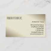 Dessinateur d'intérieurs - cartes de visite (Dos)